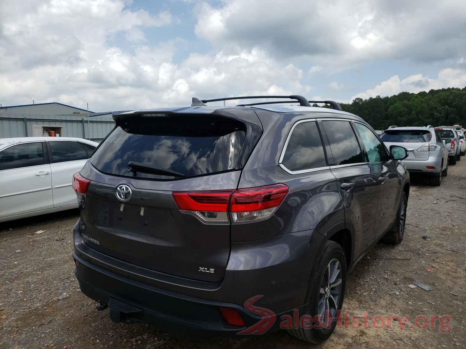 5TDKZRFHXKS559930 2019 TOYOTA HIGHLANDER