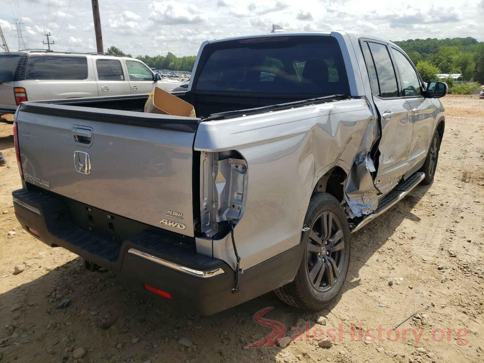 5FPYK3F17LB023187 2020 HONDA RIDGELINE