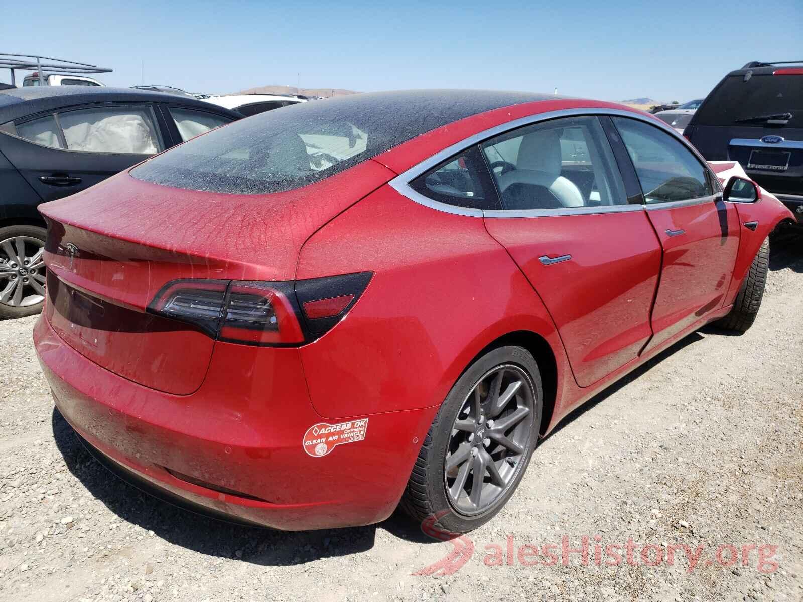 5YJ3E1EB5JF097360 2018 TESLA MODEL 3