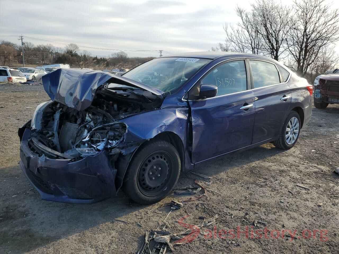 3N1AB7APXHL663001 2017 NISSAN SENTRA