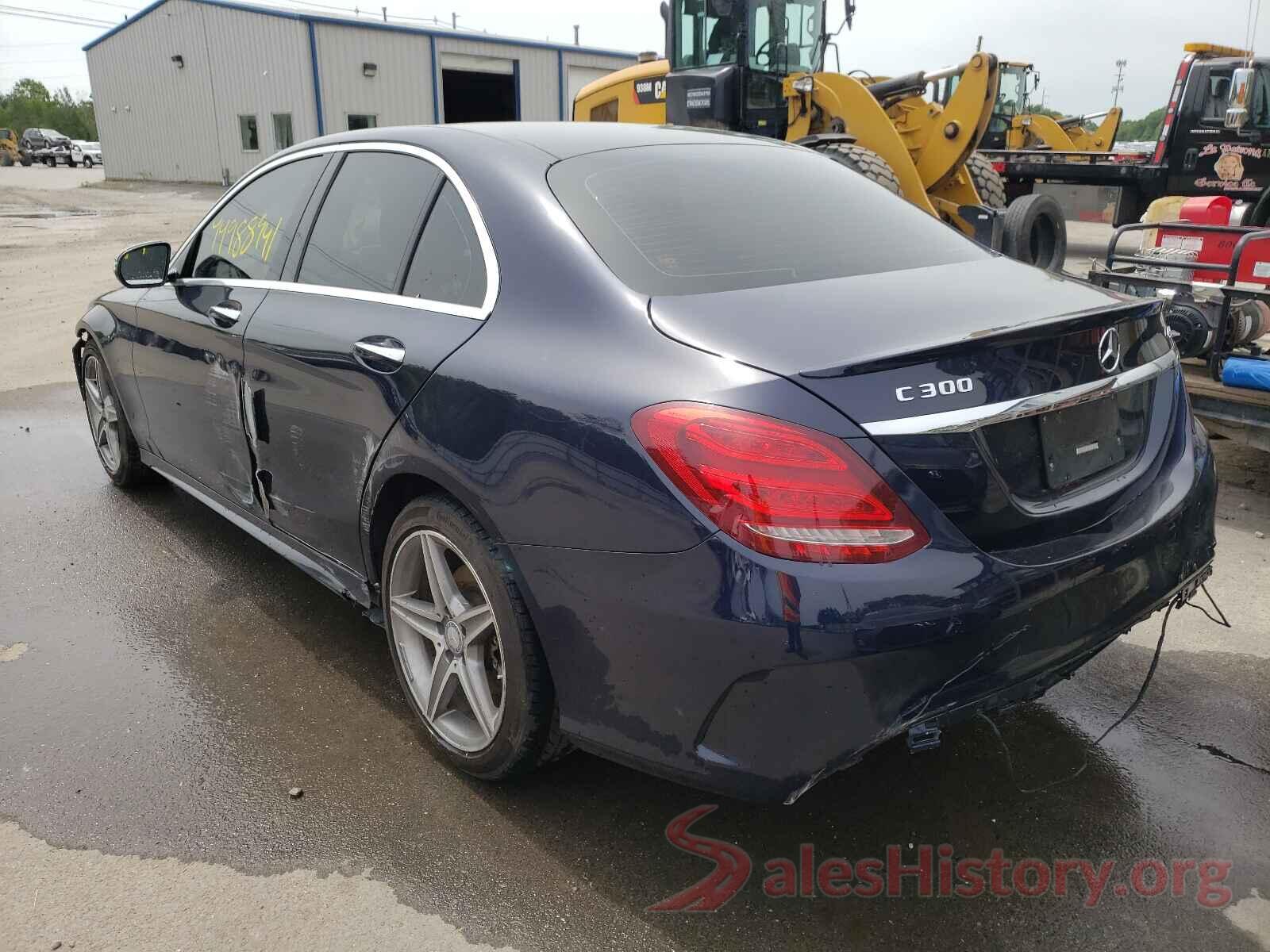 55SWF4KB8HU187241 2017 MERCEDES-BENZ C CLASS