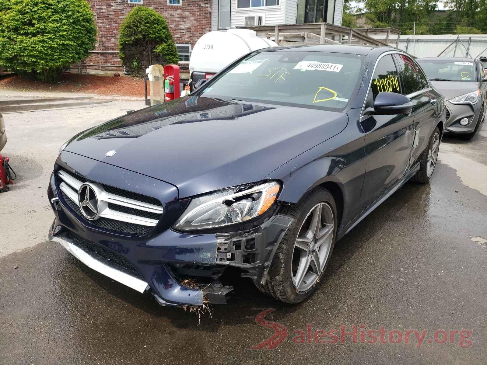 55SWF4KB8HU187241 2017 MERCEDES-BENZ C CLASS