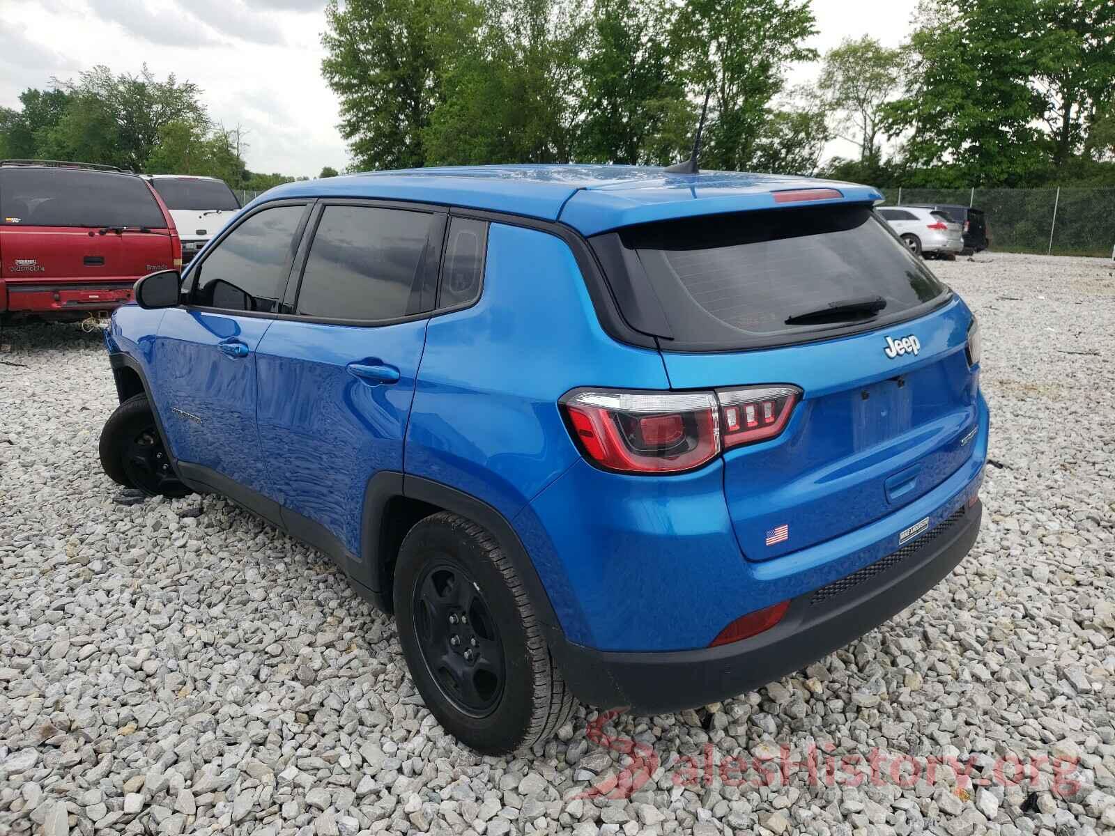 3C4NJCAB4KT616231 2019 JEEP COMPASS