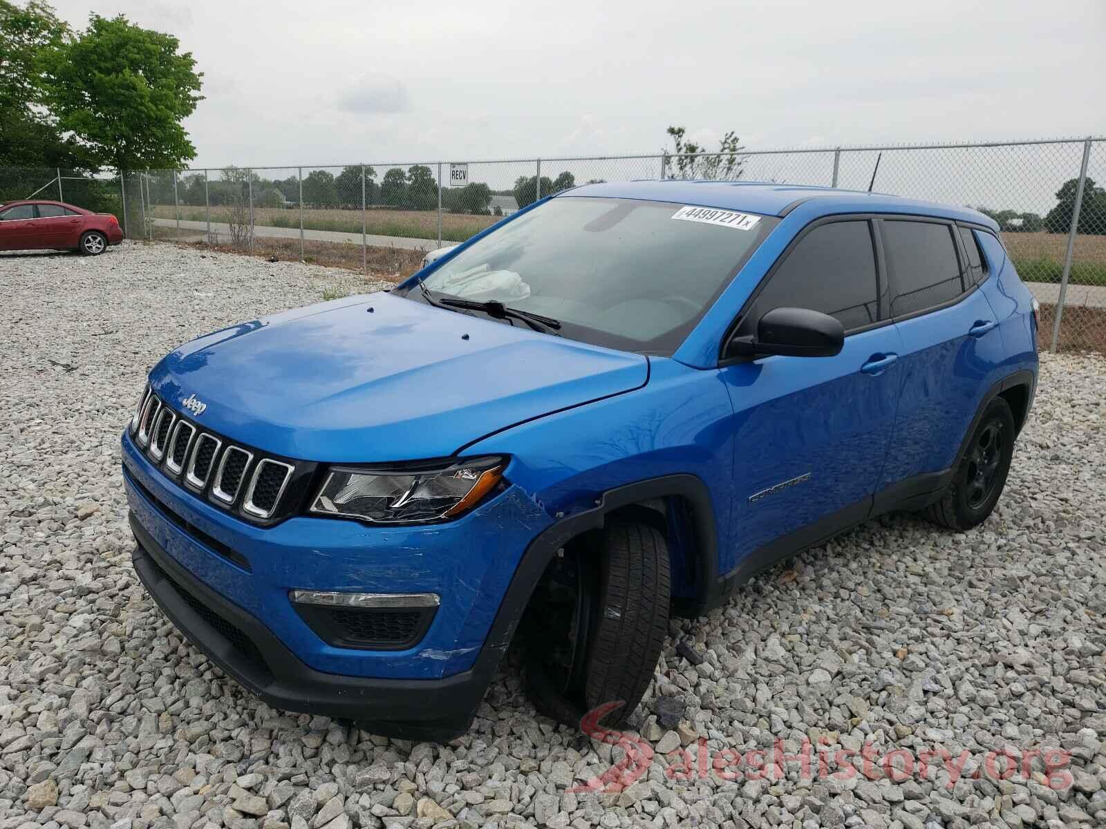 3C4NJCAB4KT616231 2019 JEEP COMPASS