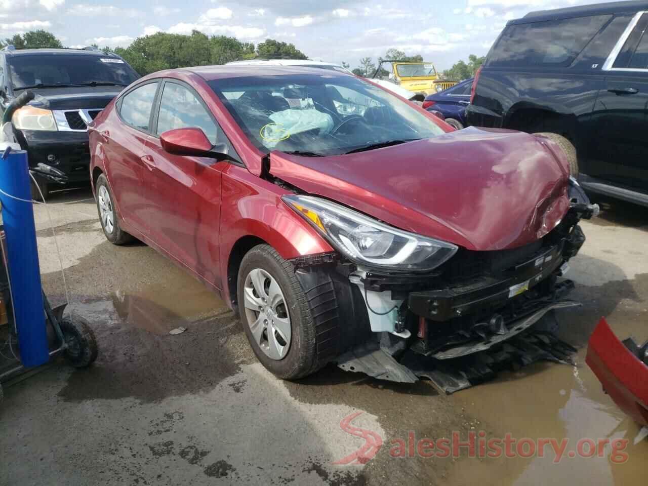 5NPDH4AE0GH688056 2016 HYUNDAI ELANTRA