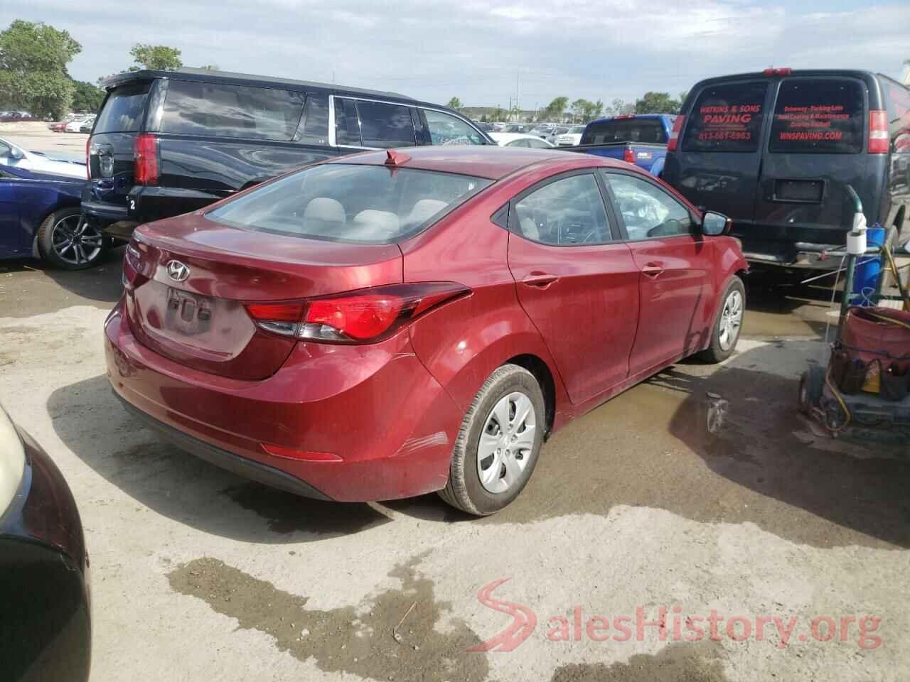 5NPDH4AE0GH688056 2016 HYUNDAI ELANTRA