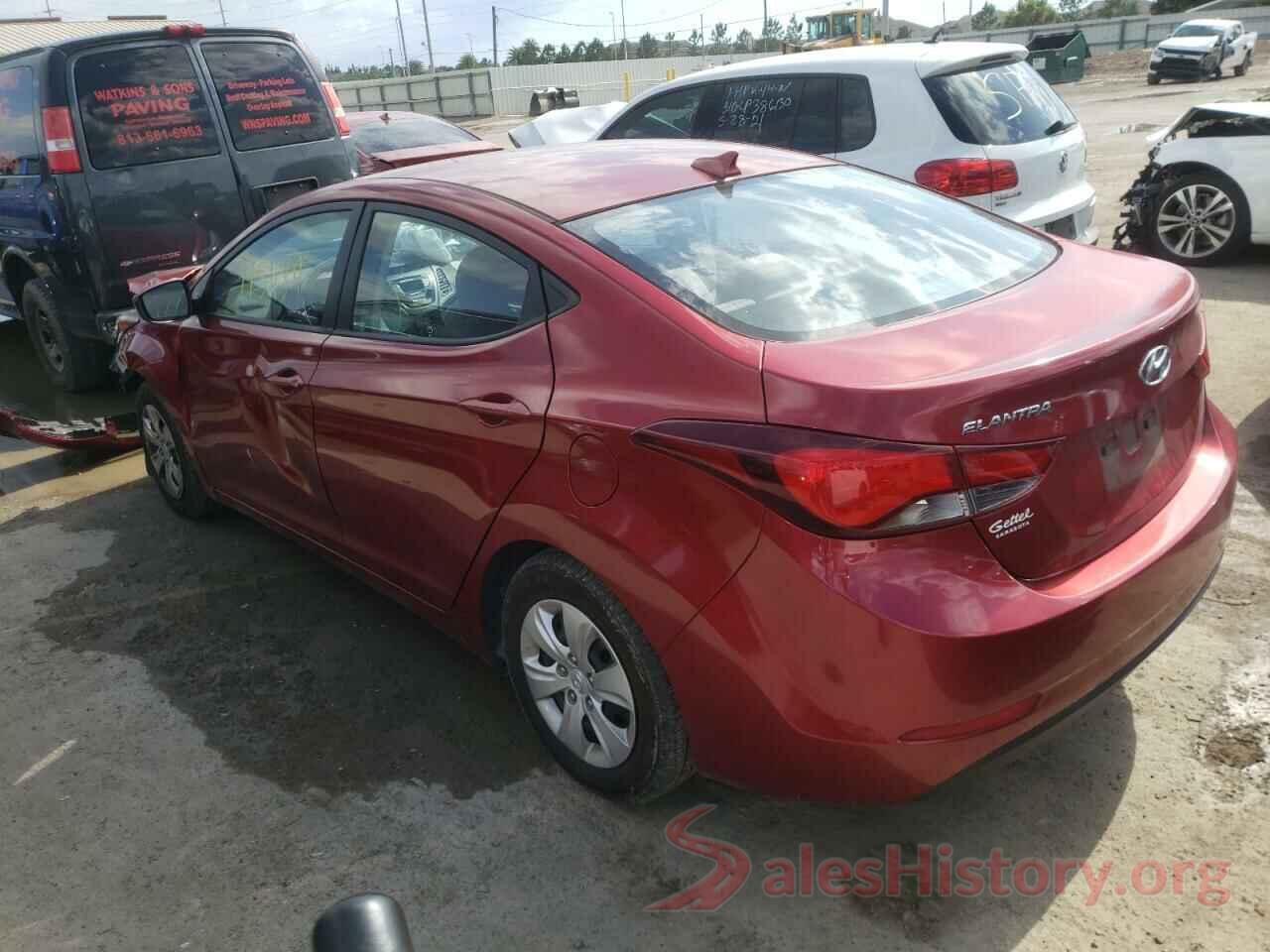 5NPDH4AE0GH688056 2016 HYUNDAI ELANTRA