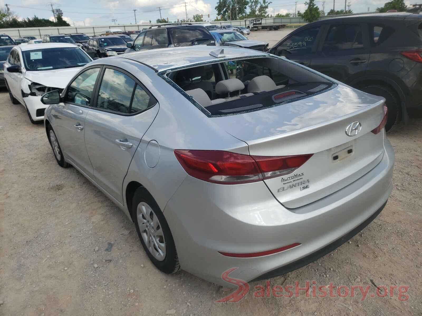 5NPD74LF8HH204645 2017 HYUNDAI ELANTRA