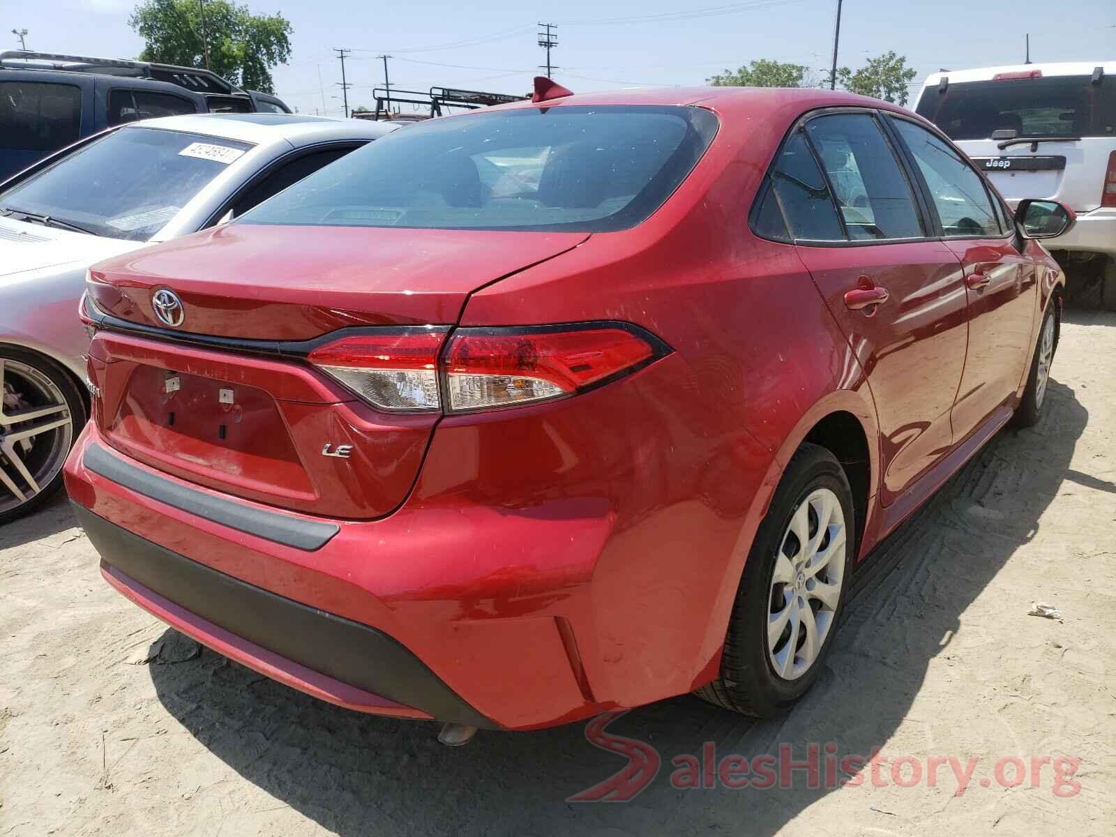 5YFEPRAE0LP064615 2020 TOYOTA COROLLA