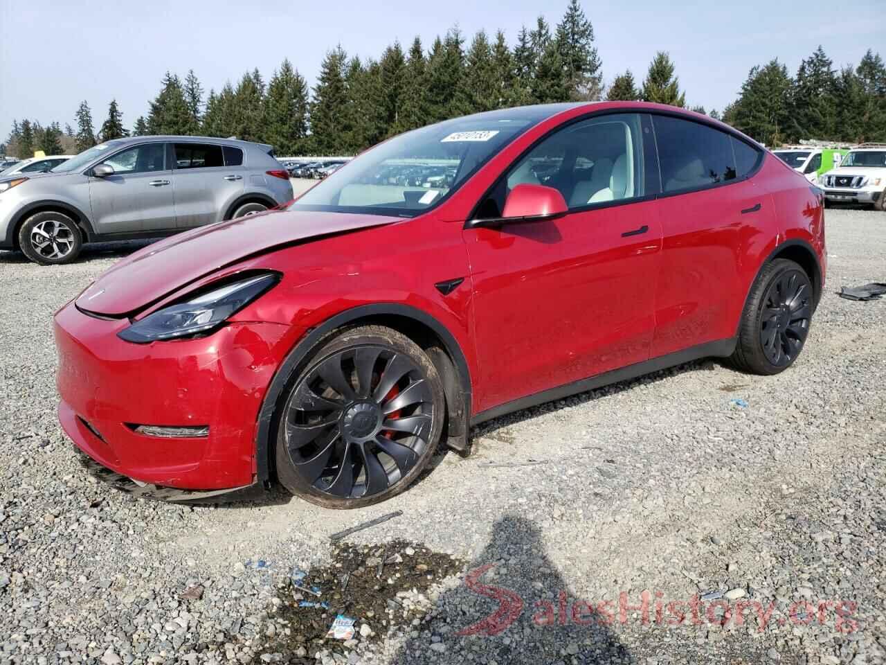 7SAYGDEF7NF342415 2022 TESLA MODEL Y