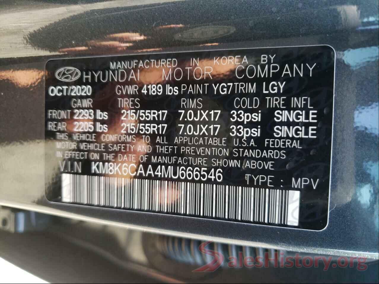 KM8K6CAA4MU666546 2021 HYUNDAI KONA