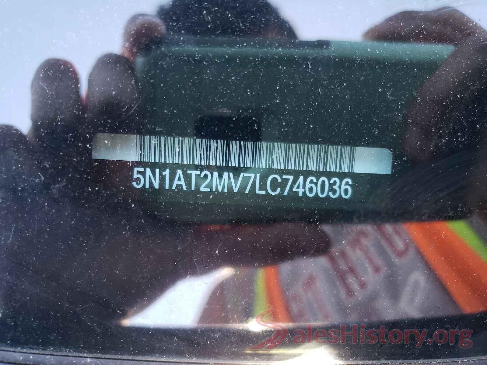 5N1AT2MV7LC746036 2020 NISSAN ROGUE