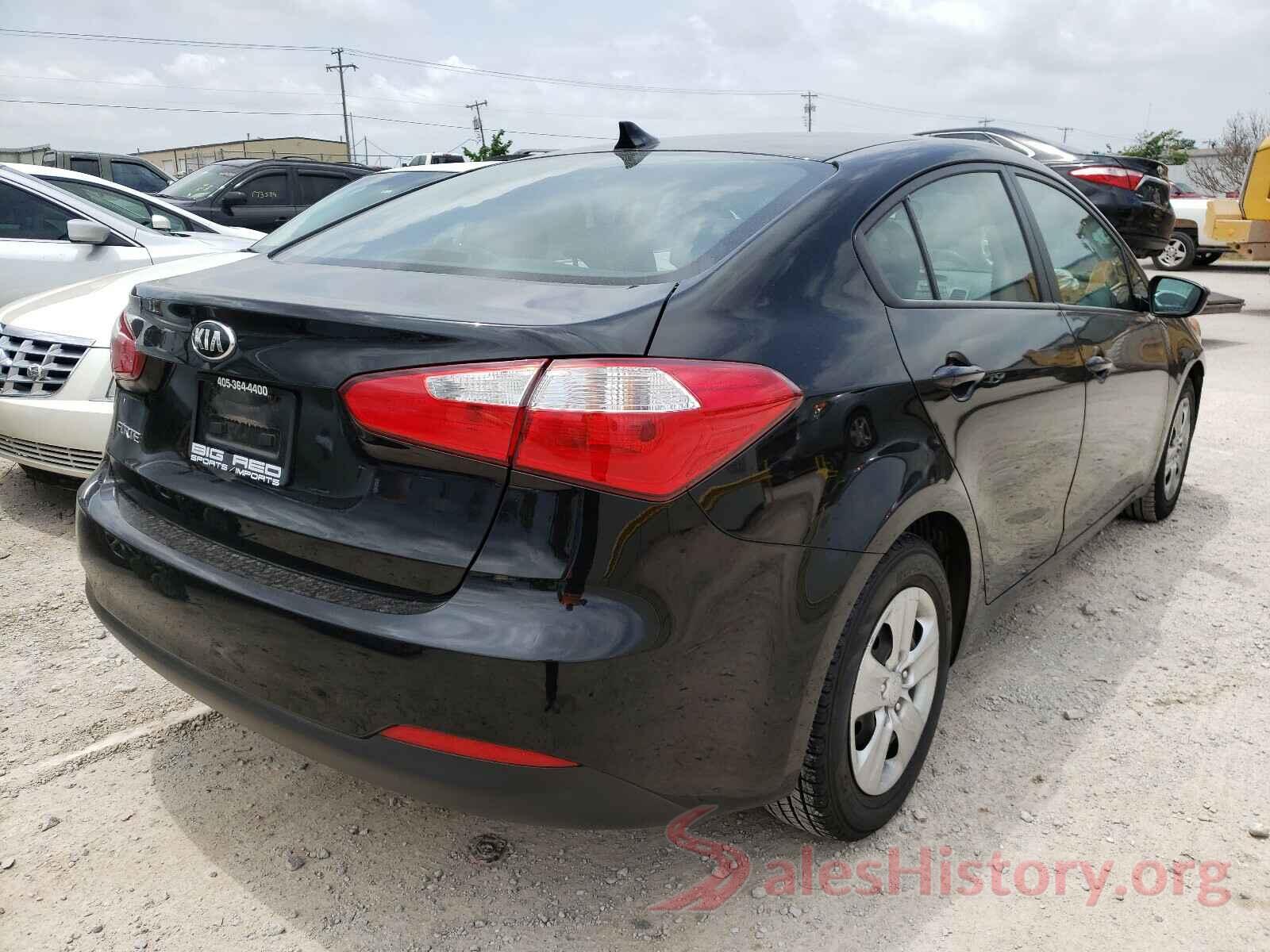 KNAFK4A61G5592579 2016 KIA FORTE