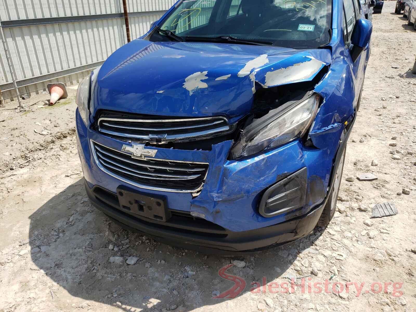 KL7CJKSB0GB537774 2016 CHEVROLET TRAX