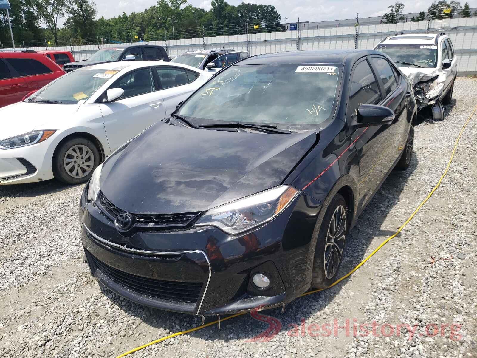 2T1BURHE1GC741095 2016 TOYOTA COROLLA