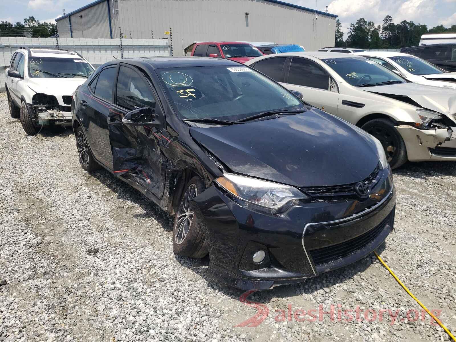 2T1BURHE1GC741095 2016 TOYOTA COROLLA