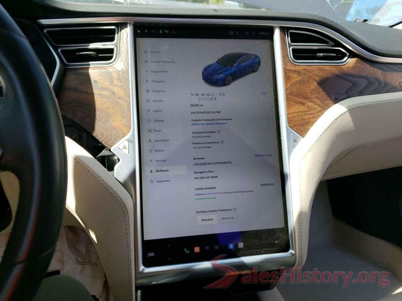 5YJSA1E25JF247961 2018 TESLA MODEL S