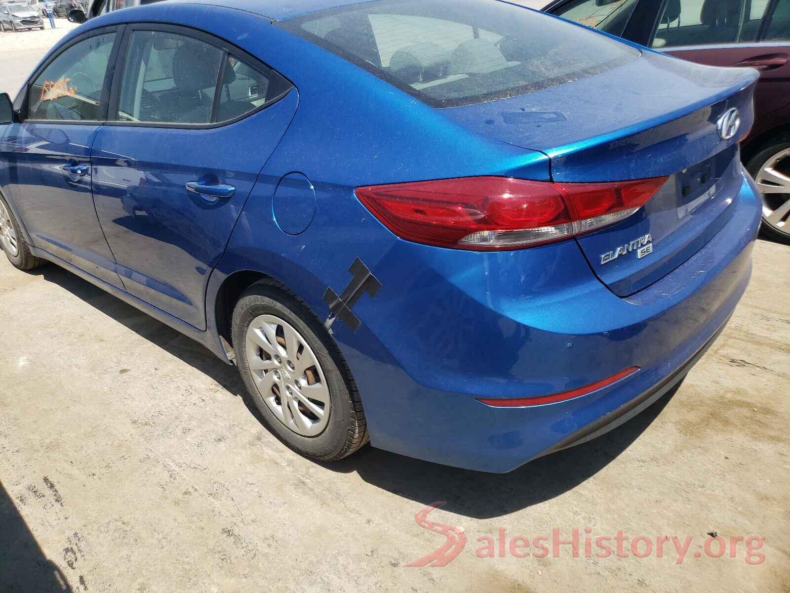 5NPD74LF7JH328685 2018 HYUNDAI ELANTRA