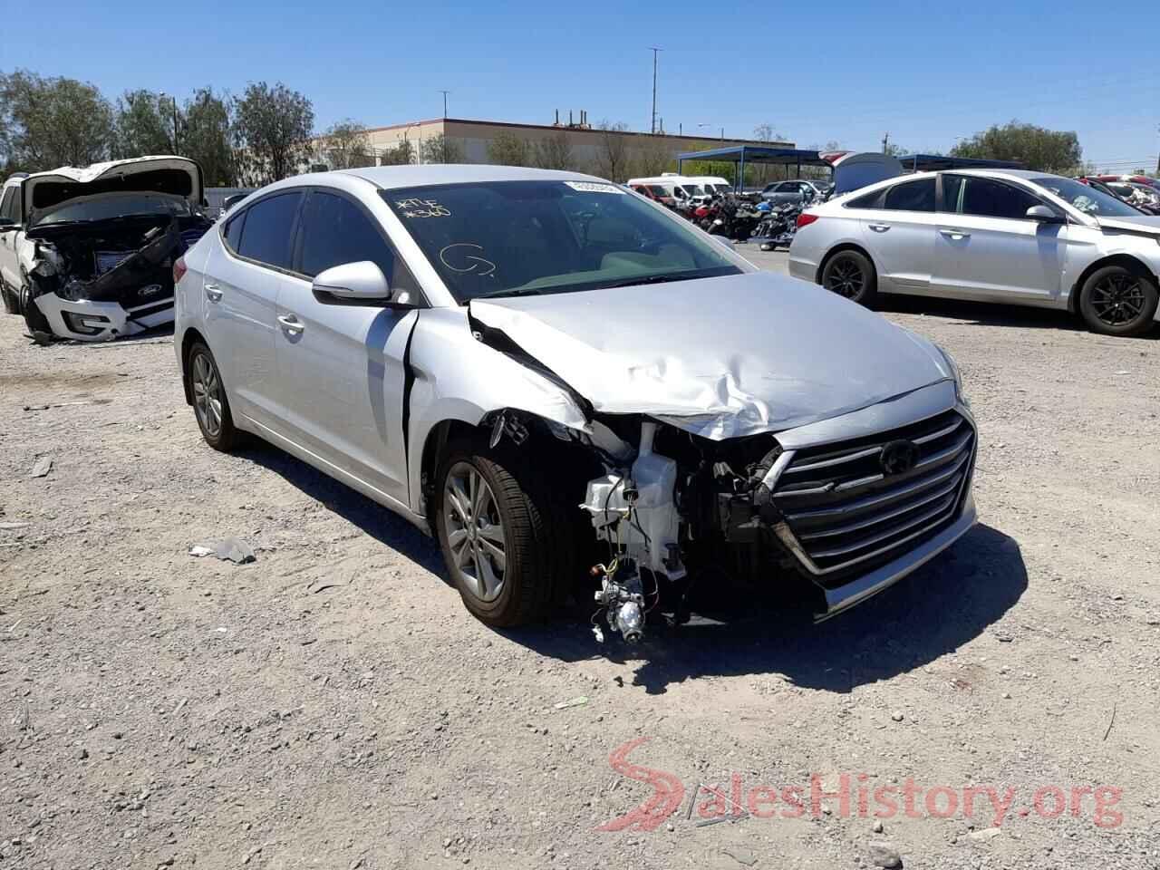 5NPD84LF0JH240610 2018 HYUNDAI ELANTRA