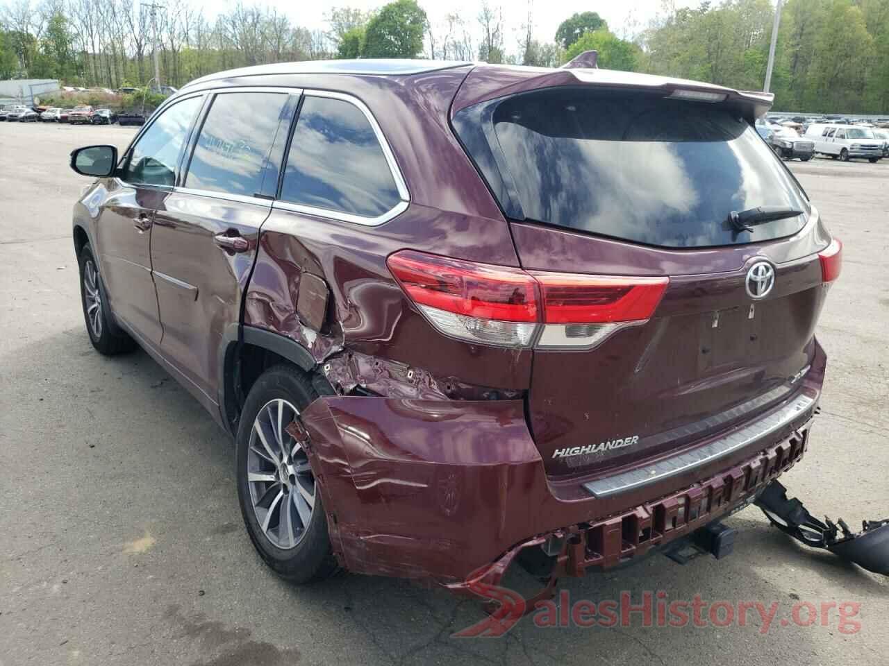 5TDJZRFH6HS400925 2017 TOYOTA HIGHLANDER