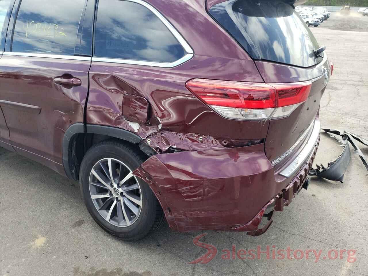 5TDJZRFH6HS400925 2017 TOYOTA HIGHLANDER