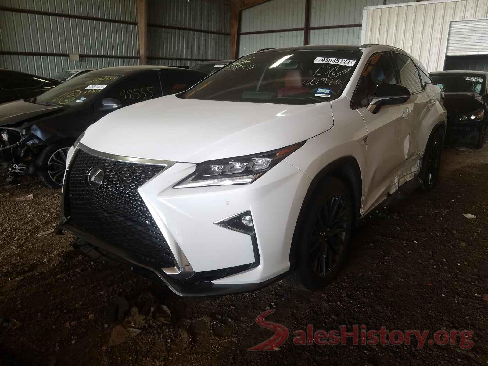 2T2ZZMCA8HC061926 2017 LEXUS RX350