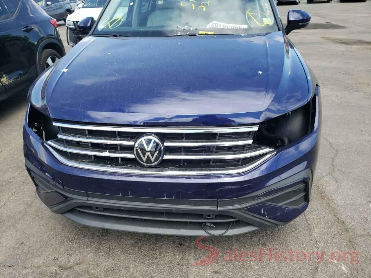 3VV2B7AX8NM043353 2022 VOLKSWAGEN TIGUAN