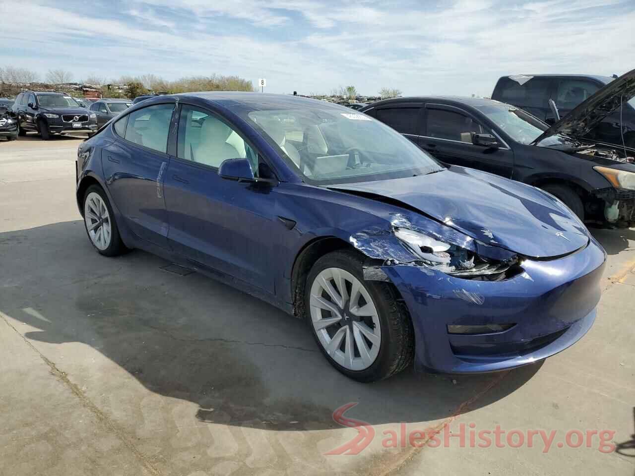 5YJ3E1EA9NF342867 2022 TESLA MODEL 3