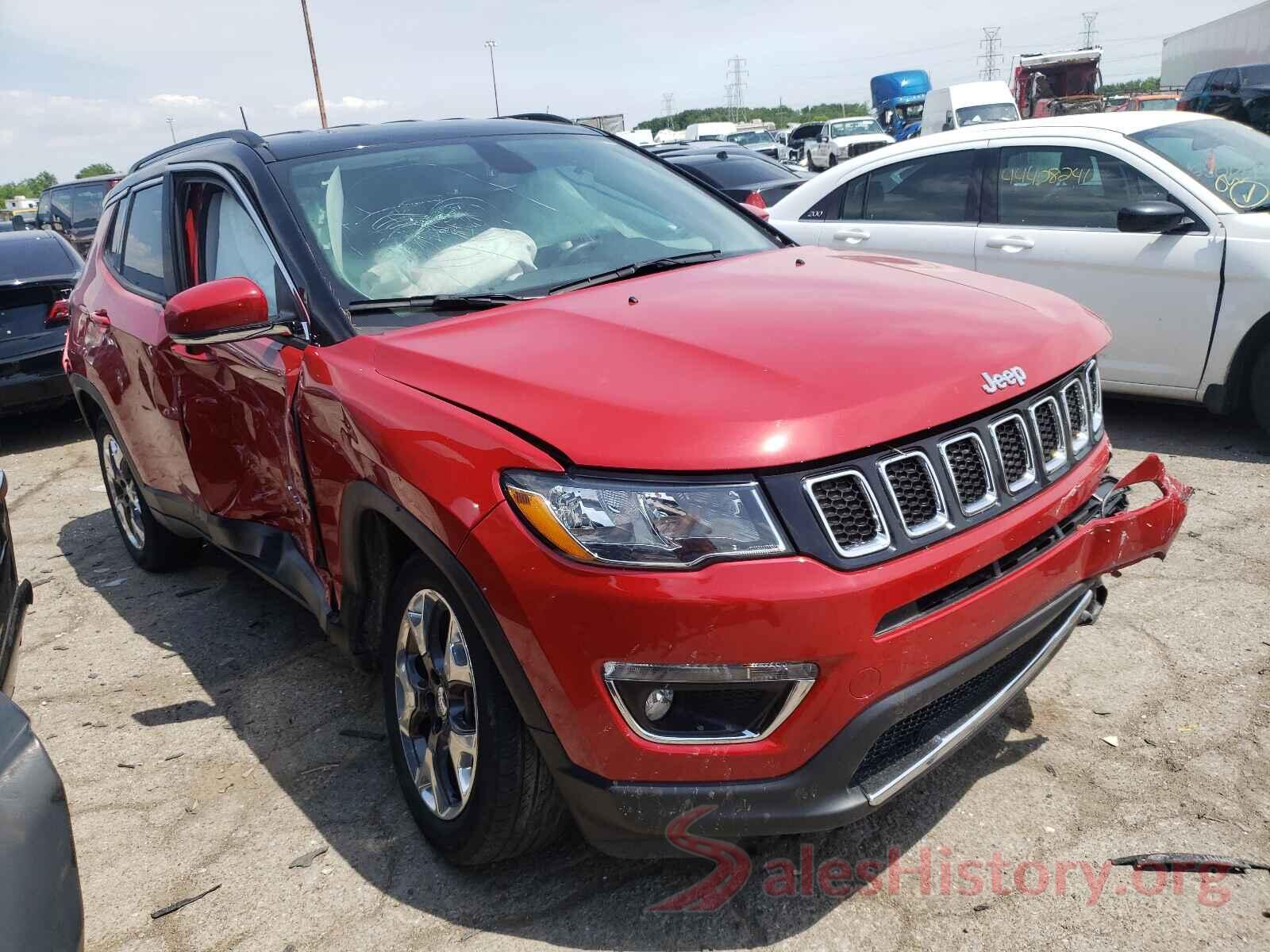 3C4NJDCB6KT735501 2019 JEEP COMPASS