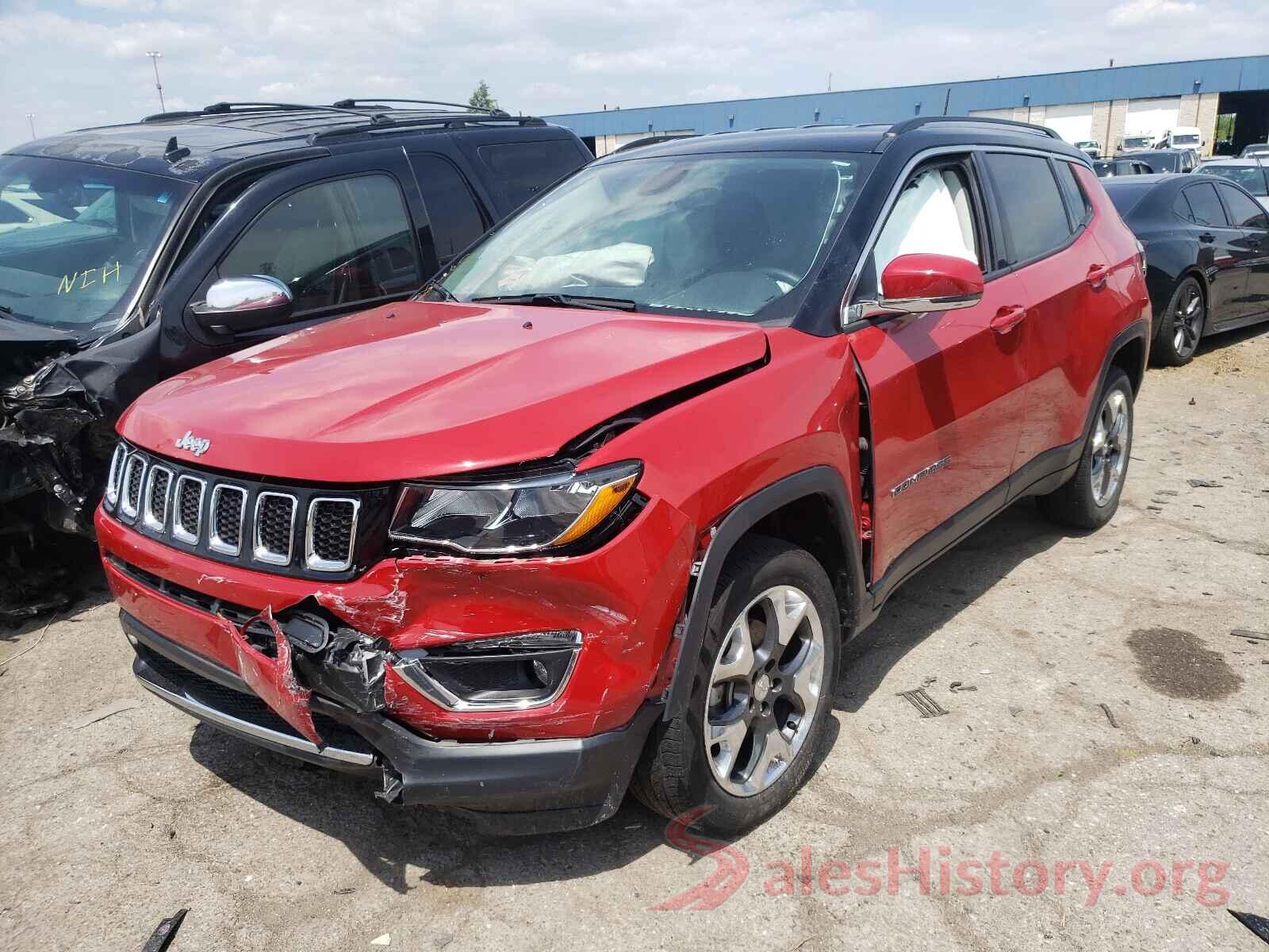 3C4NJDCB6KT735501 2019 JEEP COMPASS