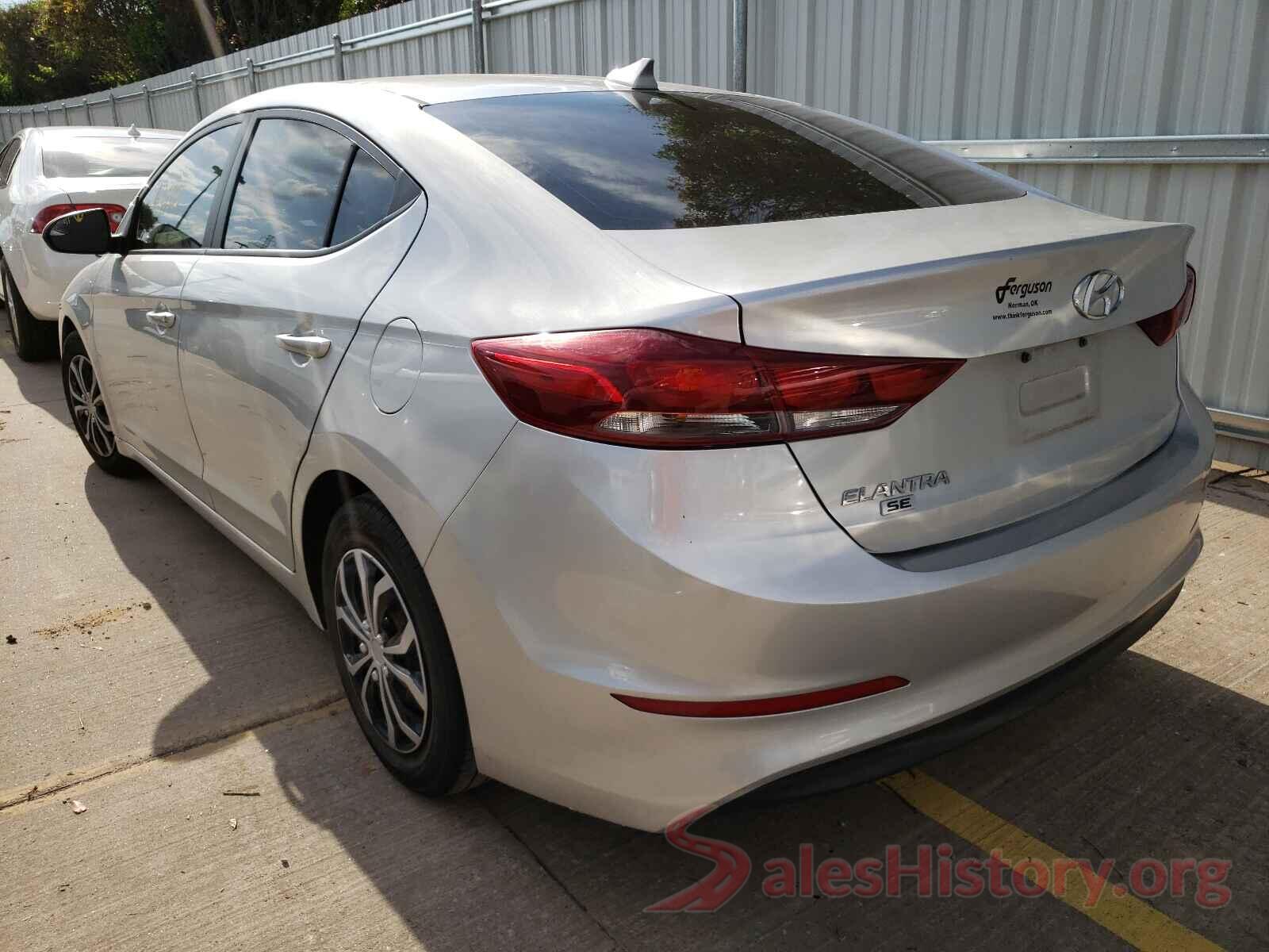 5NPD74LF8HH138453 2017 HYUNDAI ELANTRA