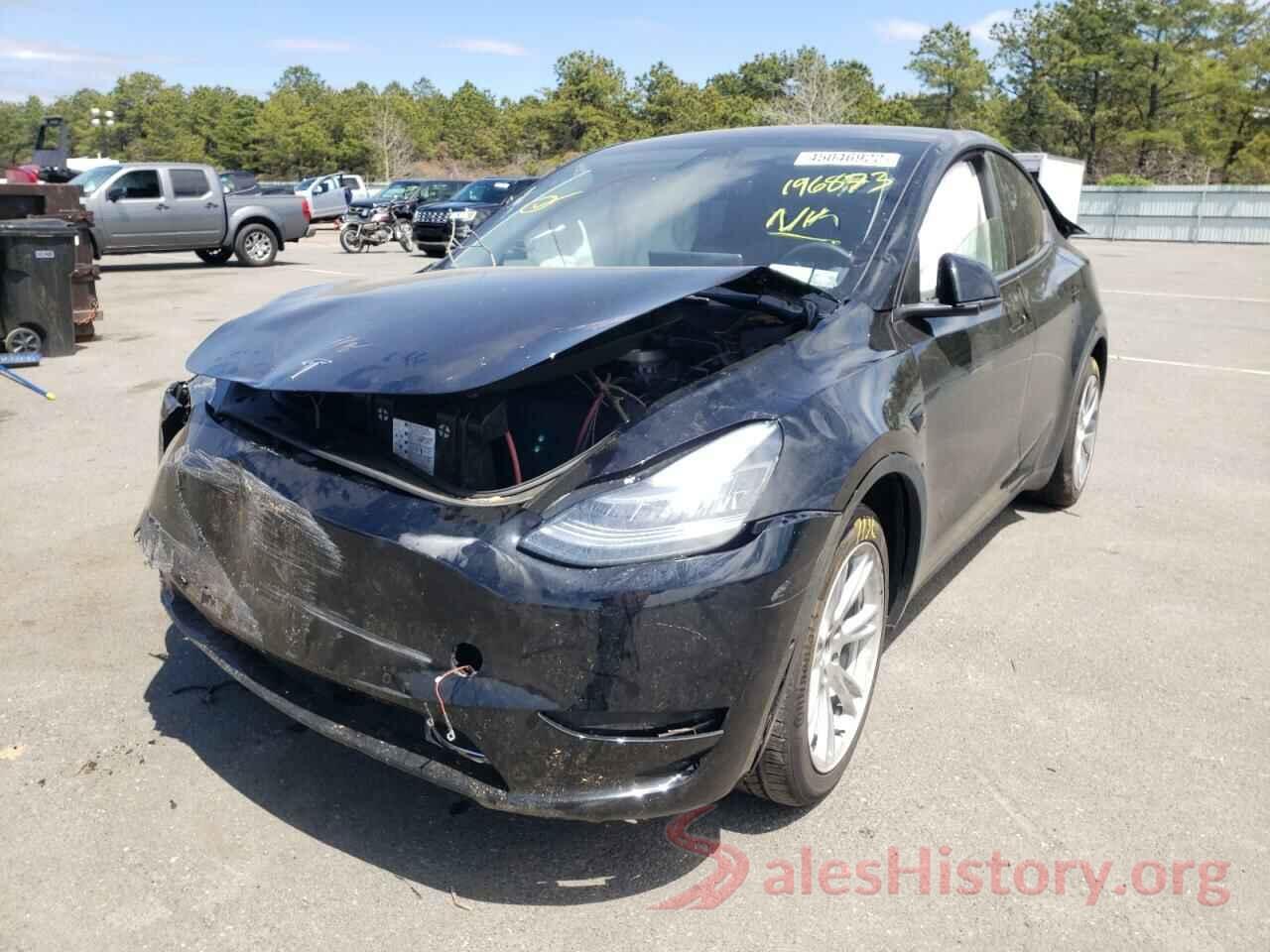 5YJYGDEE3MF196873 2021 TESLA MODEL Y