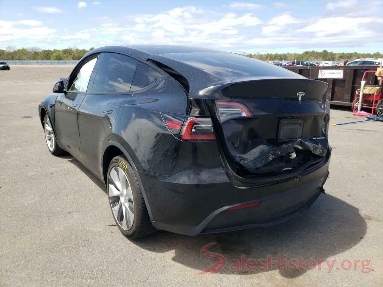 5YJYGDEE3MF196873 2021 TESLA MODEL Y