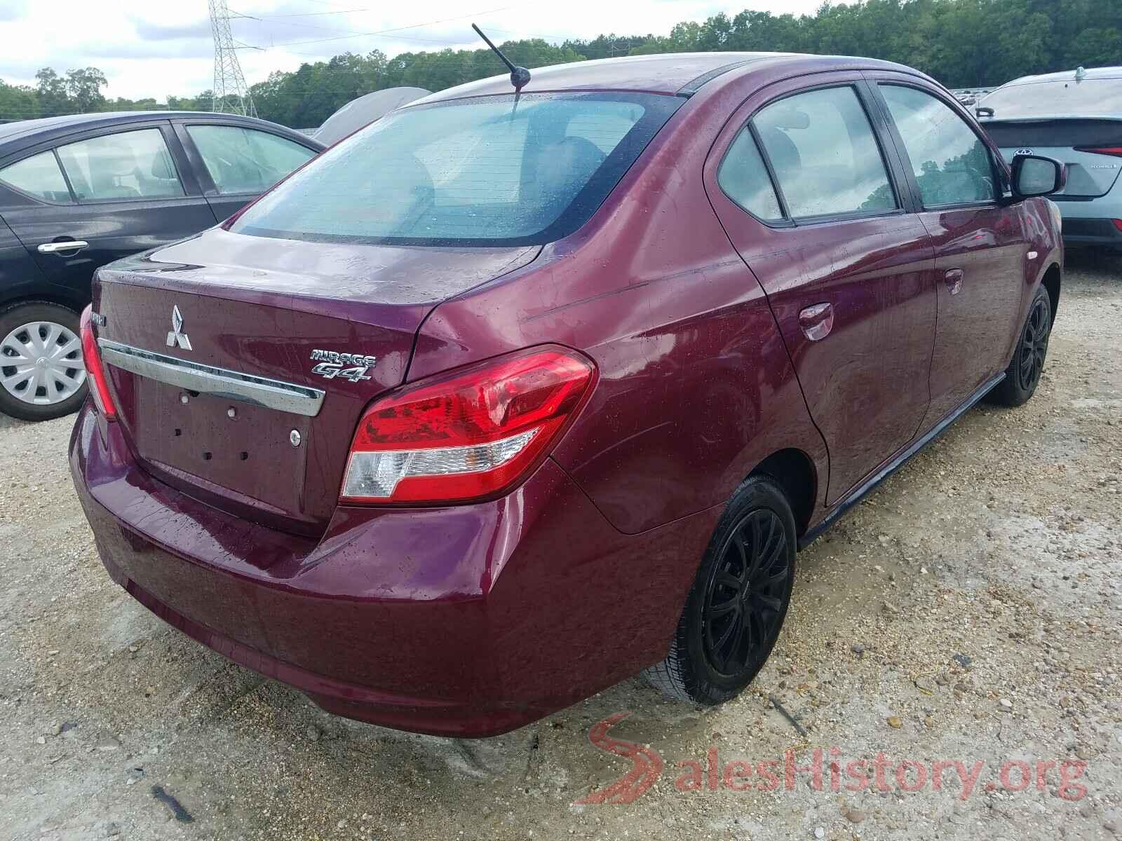 ML32F3FJ3KHF01967 2019 MITSUBISHI MIRAGE