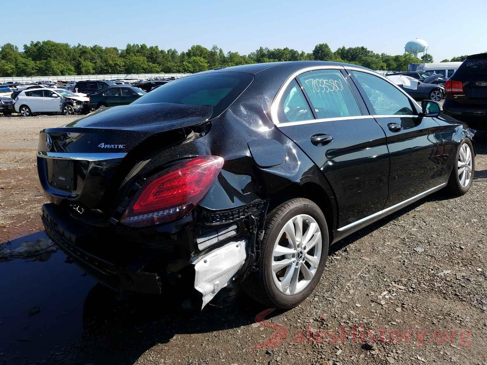 55SWF8EB3KU316609 2019 MERCEDES-BENZ C CLASS