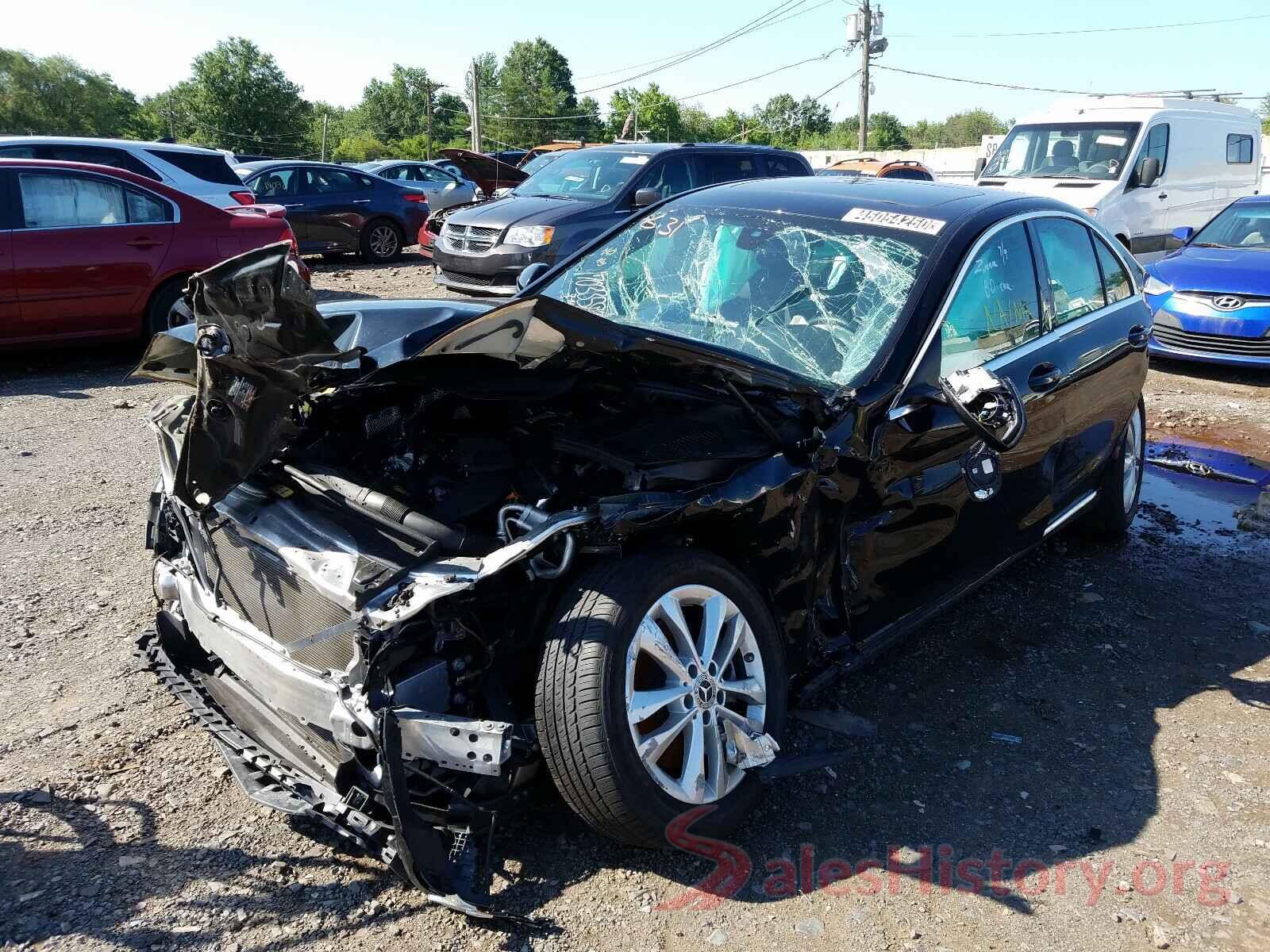 55SWF8EB3KU316609 2019 MERCEDES-BENZ C CLASS