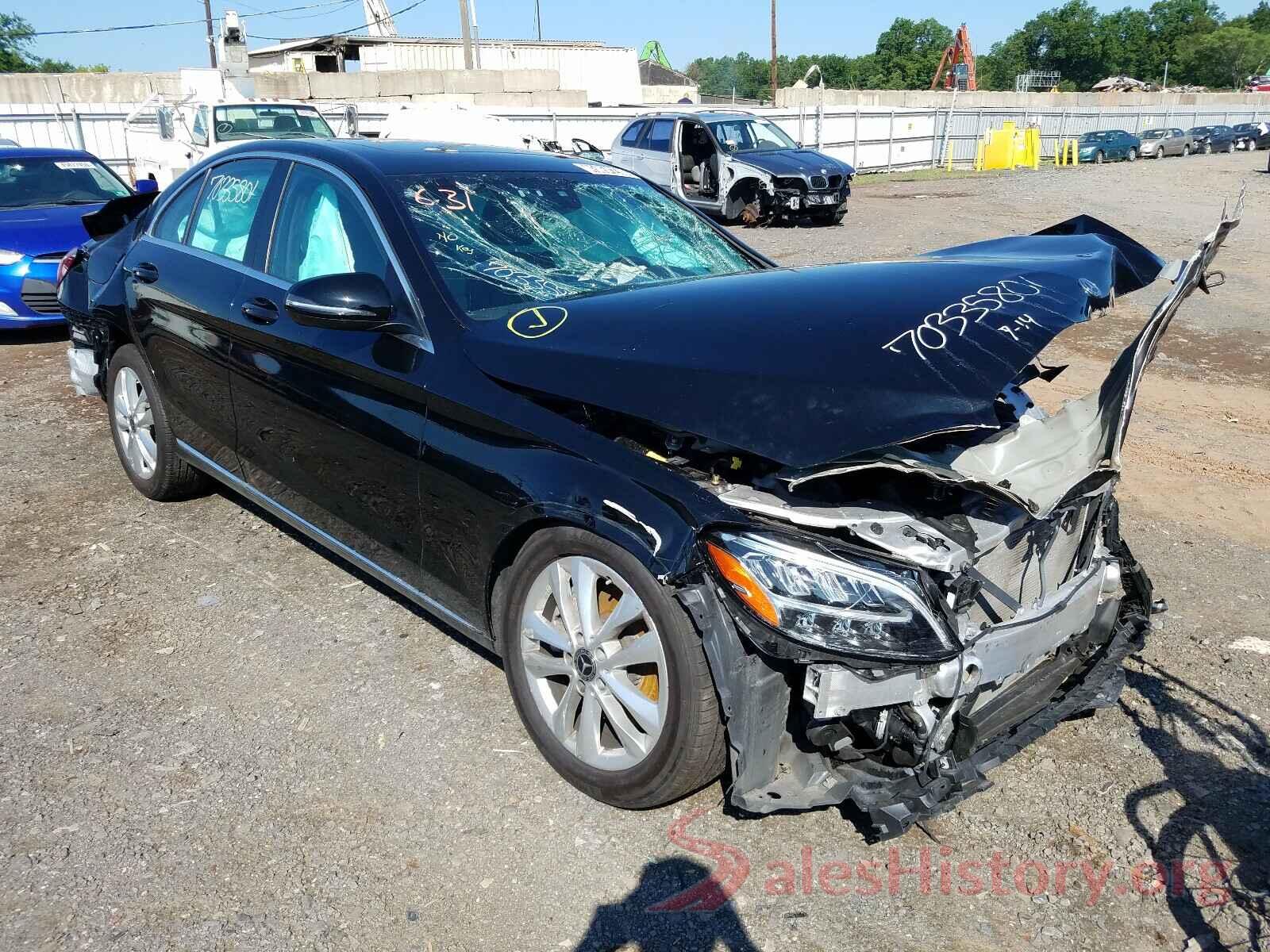 55SWF8EB3KU316609 2019 MERCEDES-BENZ C CLASS