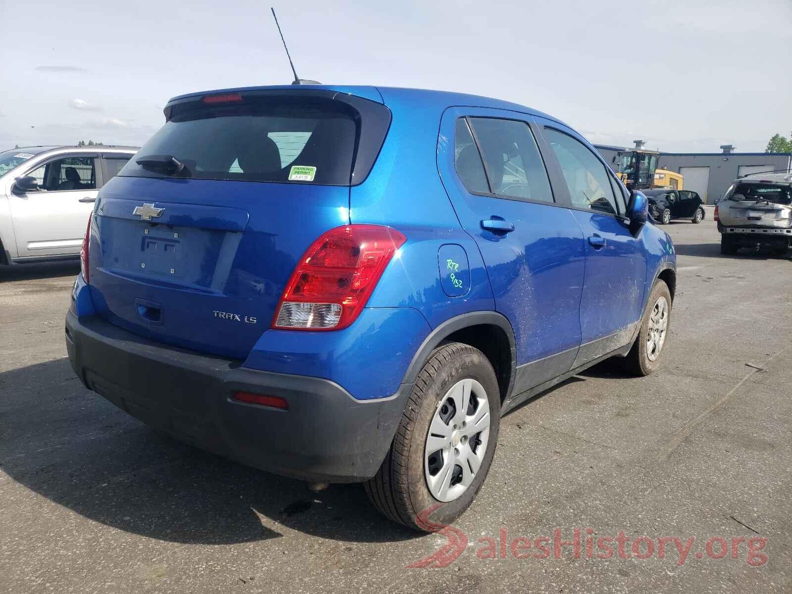 KL7CJKSB1GB757327 2016 CHEVROLET TRAX