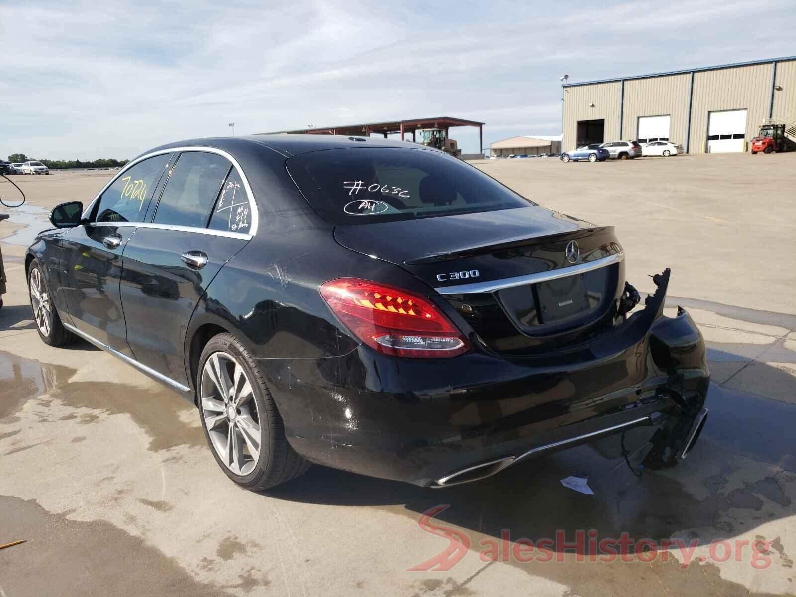 55SWF4JB9HU183684 2017 MERCEDES-BENZ C CLASS