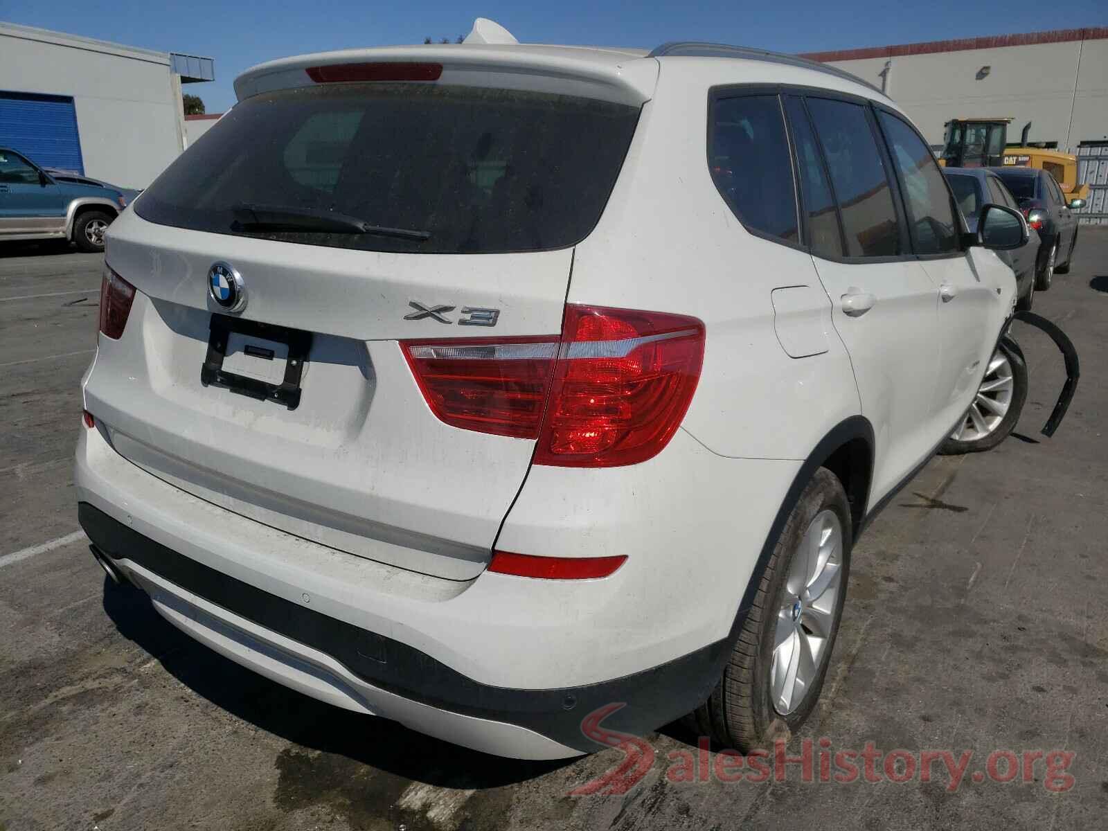 5UXWX9C31H0W77245 2017 BMW X3