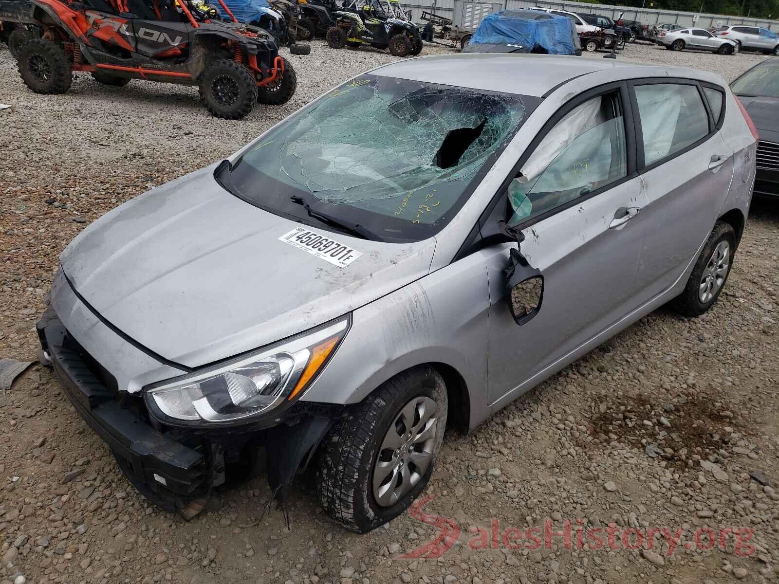 KMHCT5AEXGU260125 2016 HYUNDAI ACCENT