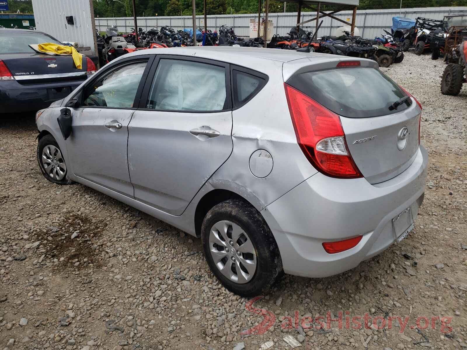 KMHCT5AEXGU260125 2016 HYUNDAI ACCENT