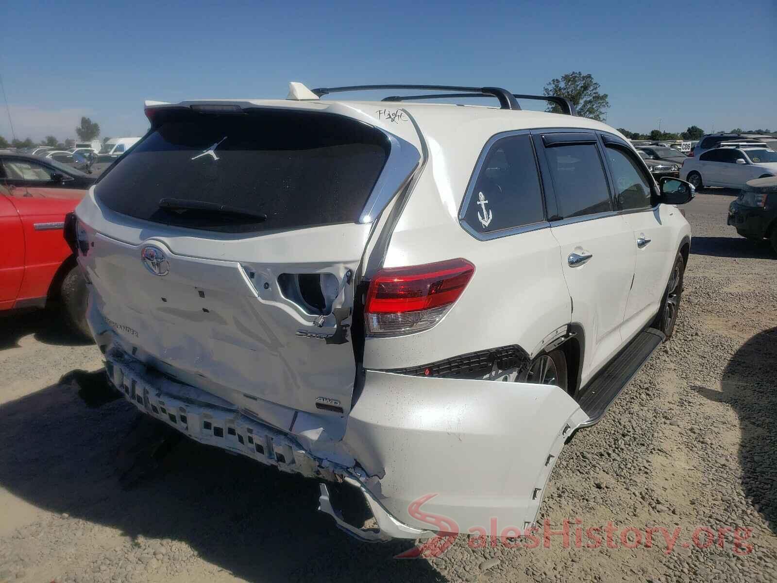 5TDBZRFH2KS740004 2019 TOYOTA HIGHLANDER