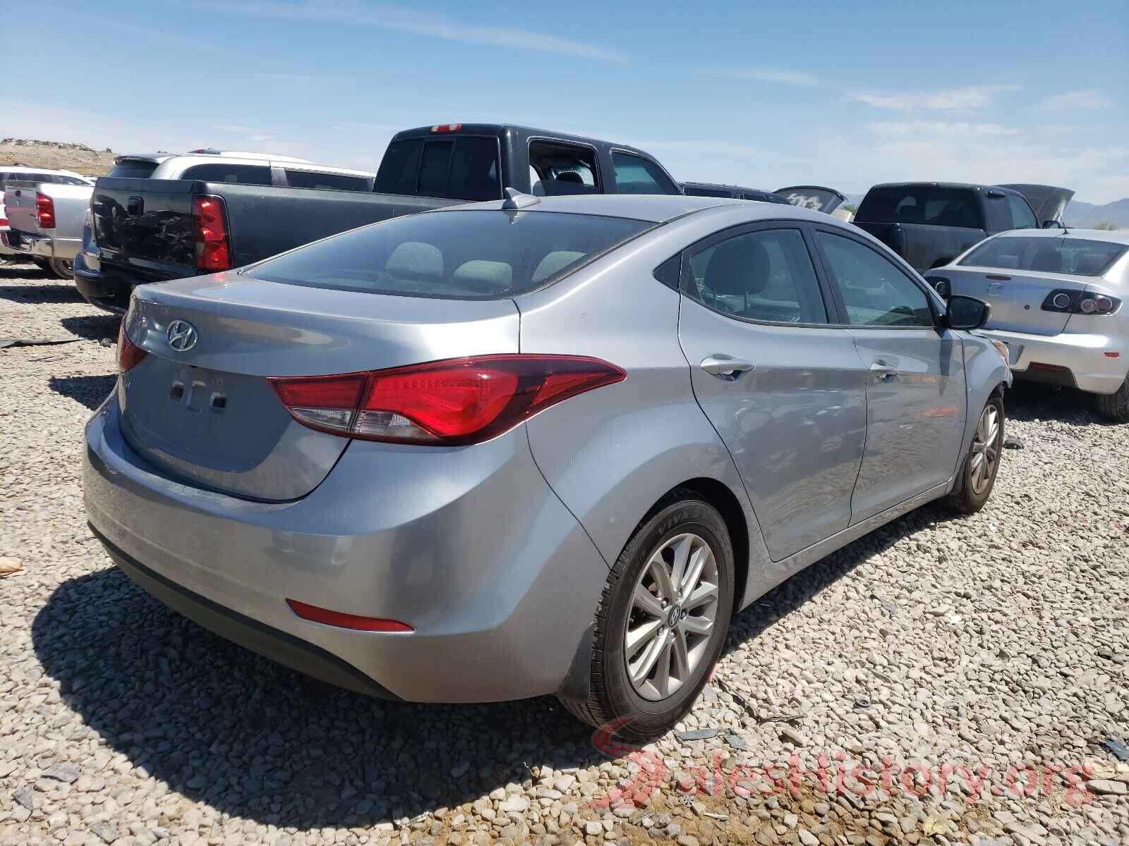 5NPDH4AE5GH658017 2016 HYUNDAI ELANTRA