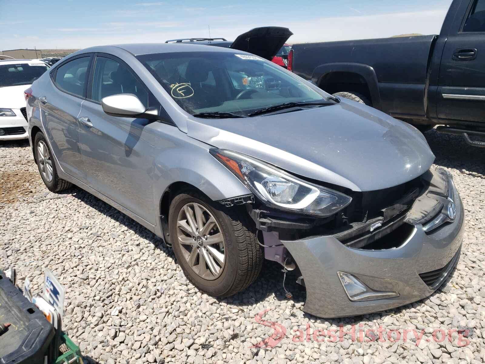 5NPDH4AE5GH658017 2016 HYUNDAI ELANTRA