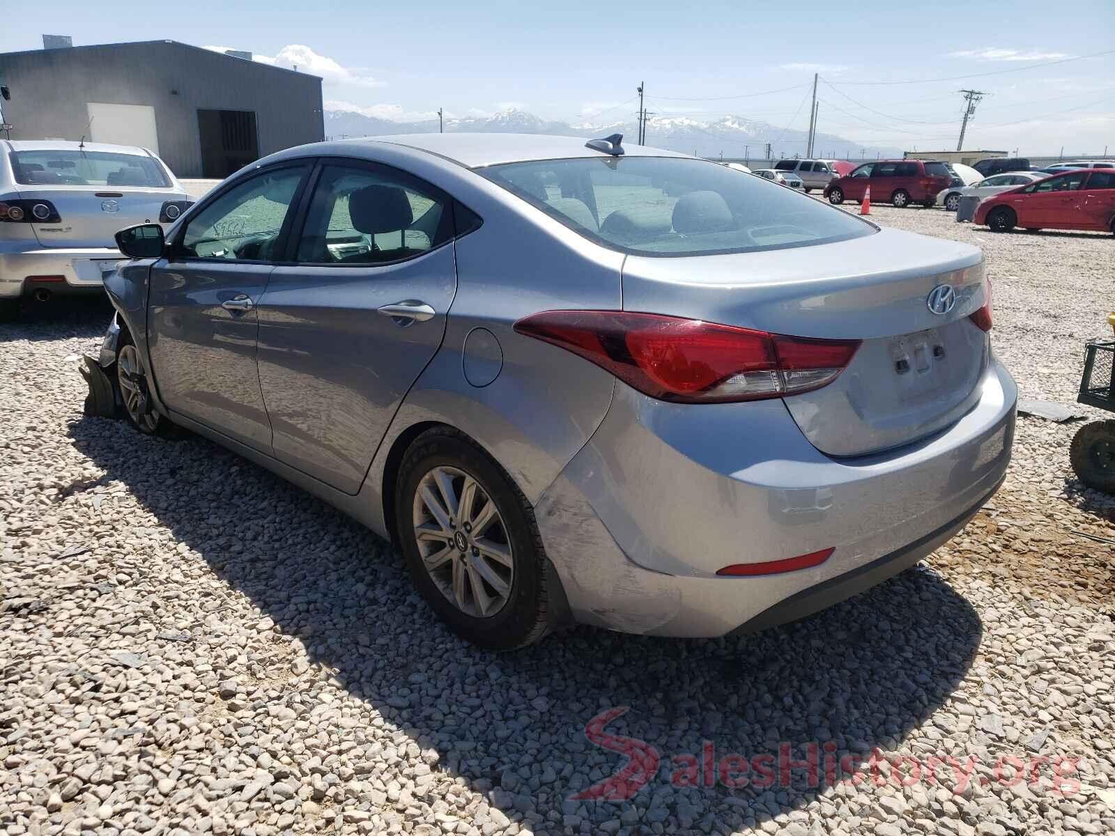 5NPDH4AE5GH658017 2016 HYUNDAI ELANTRA