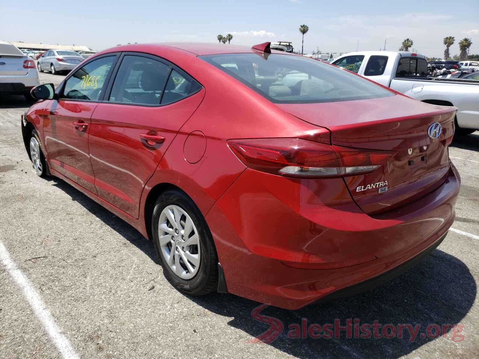 KMHD74LF1HU400511 2017 HYUNDAI ELANTRA