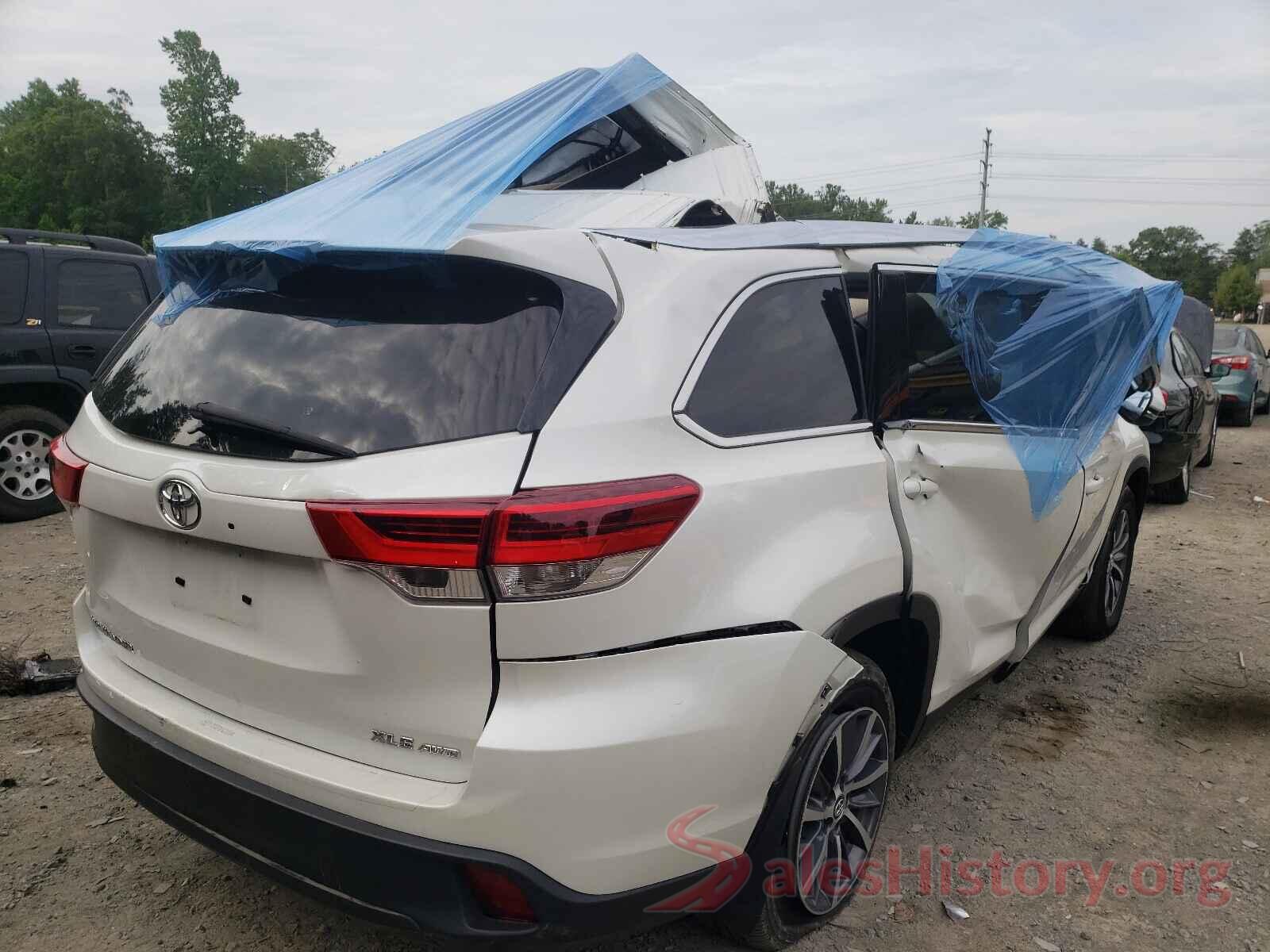 5TDJZRFH7KS718950 2019 TOYOTA HIGHLANDER