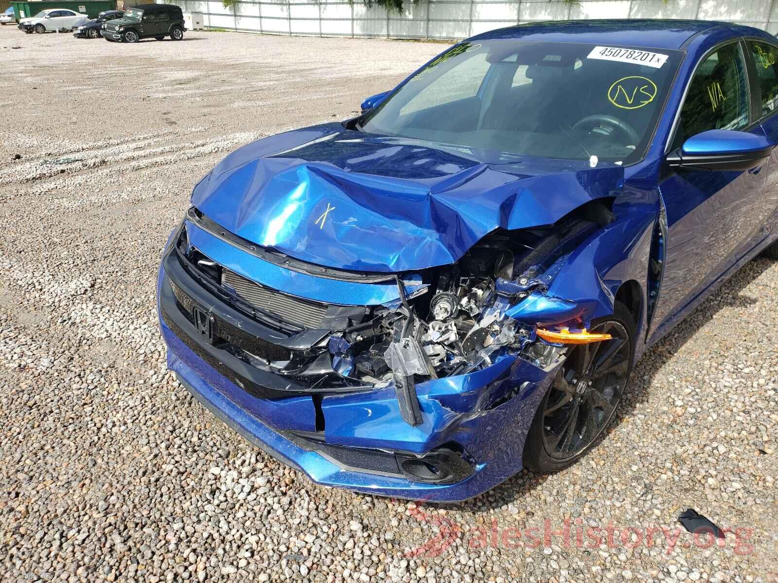 2HGFC2F81KH525112 2019 HONDA CIVIC