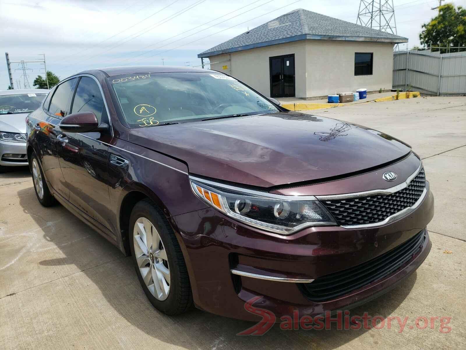 5XXGU4L35GG003484 2016 KIA OPTIMA